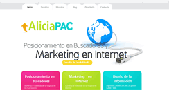 Desktop Screenshot of aliciapac.com